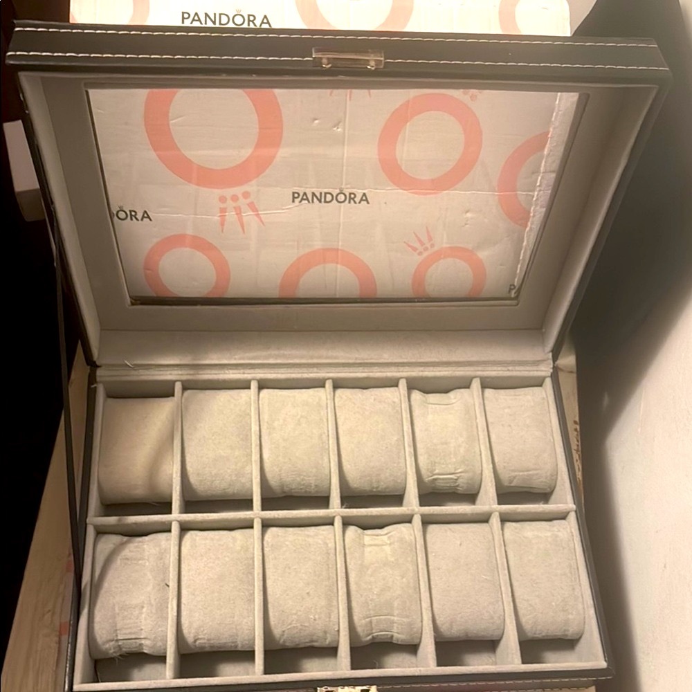 Men’s  Watch Box - Black and Gray